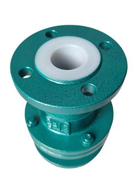 衬氟4旋启式止回阀H4F46防-16658C腐耐酸碱碳钢衬四氟单向阀逆止