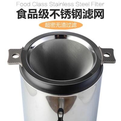 3细04不锈钢奶茶过滤保温桶叶JG-60419茶网筛超茶叶过滤网豆浆果