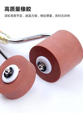 跨墨进高级画滚筒橡胶滚筒油滚筒原木版杆黑色滚筒IAB钻石画滚筒