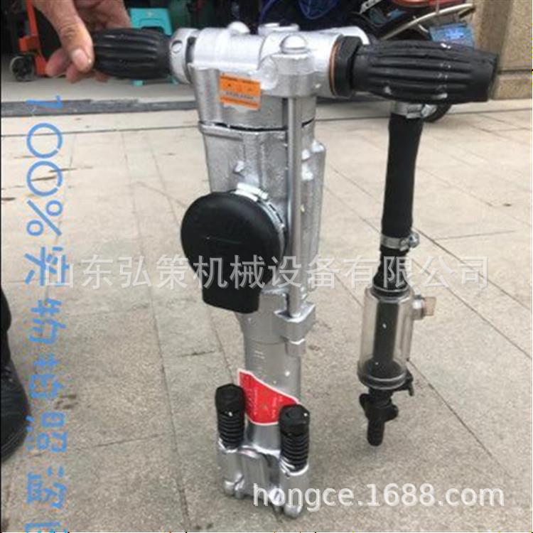 259开山YO18凿岩机手持式矿山隧道凿孔凿牌岩机机YO18风钻凿岩现