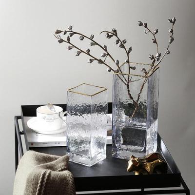 玻璃花瓶透厅366558明水插花瓶培家用摆家设居客餐桌装饰品摆件