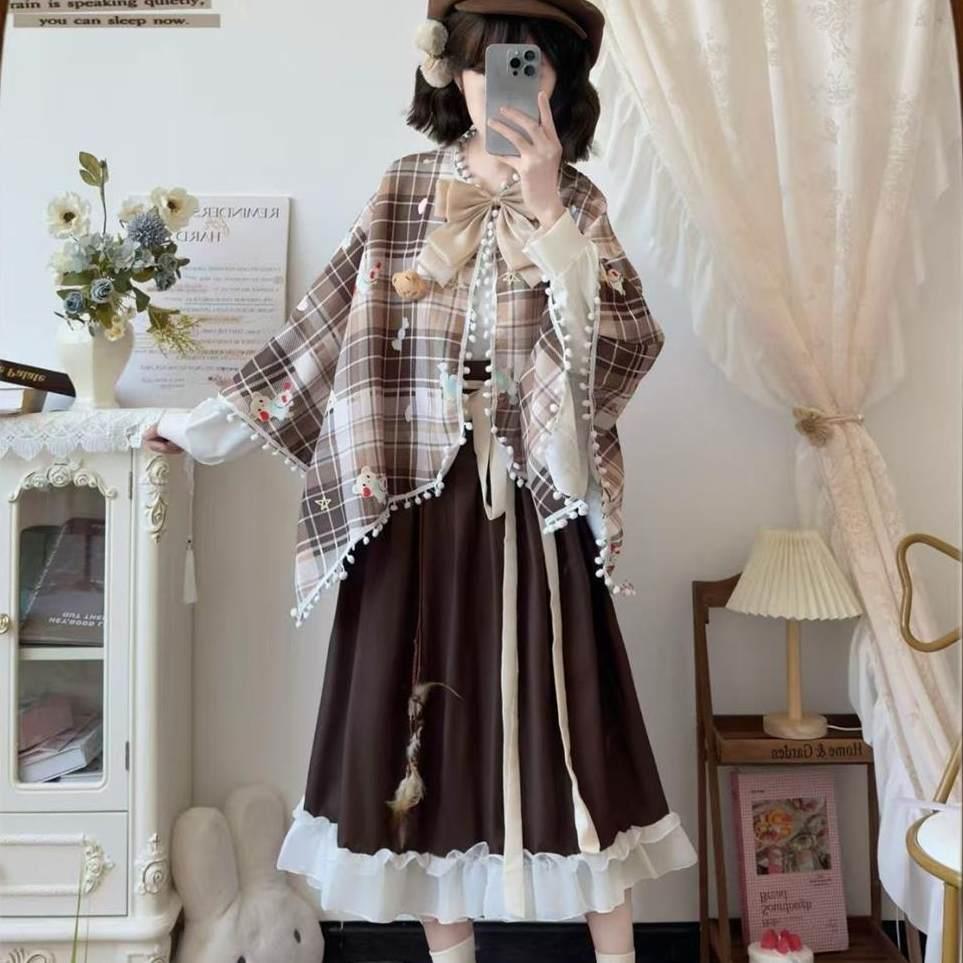 胭脂阁【书艺】原创汉服女新中式日常汉元素改良套装超仙春夏款