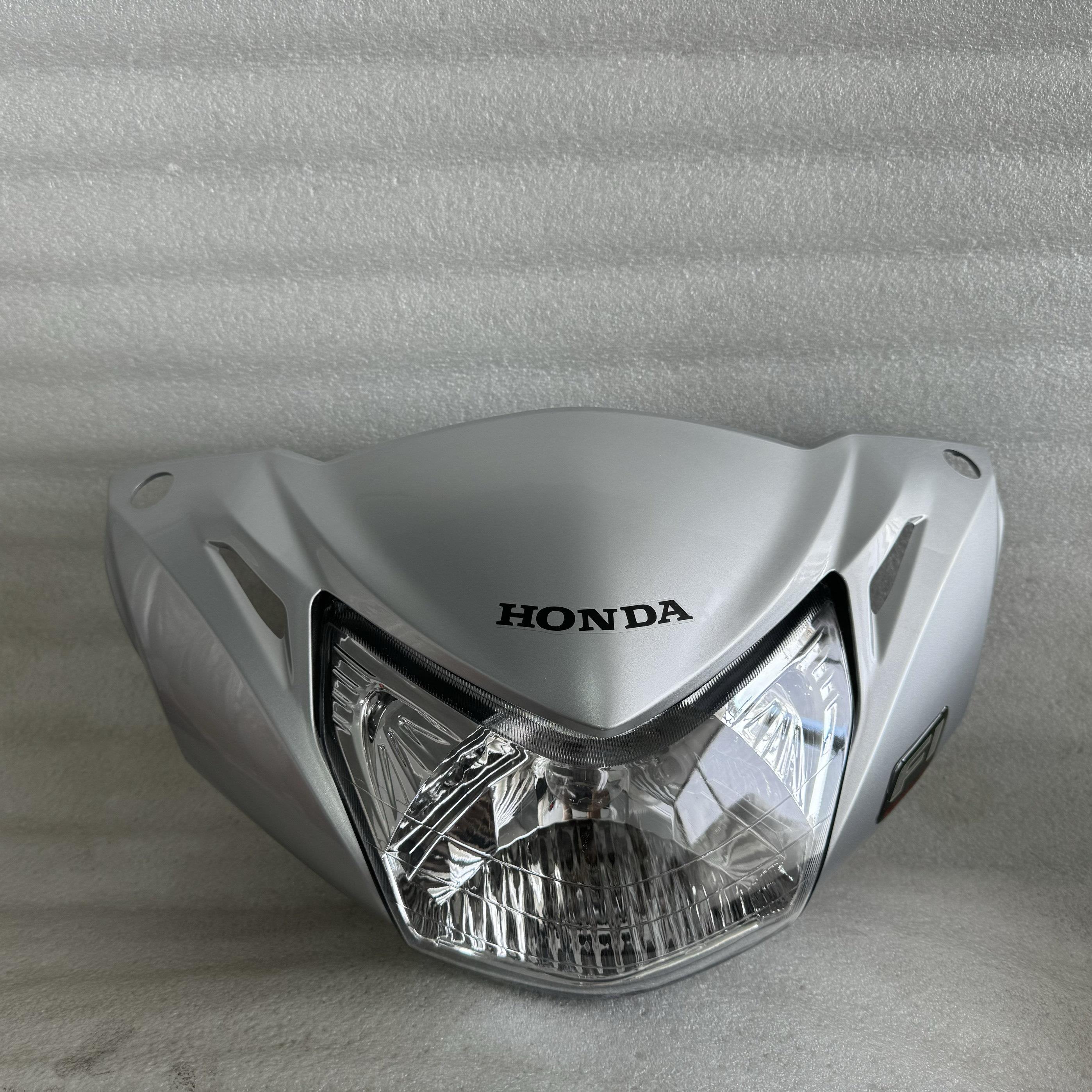 适用于新大洲本机车配件e影110FI/SDH110前大灯灯箱方向把罩