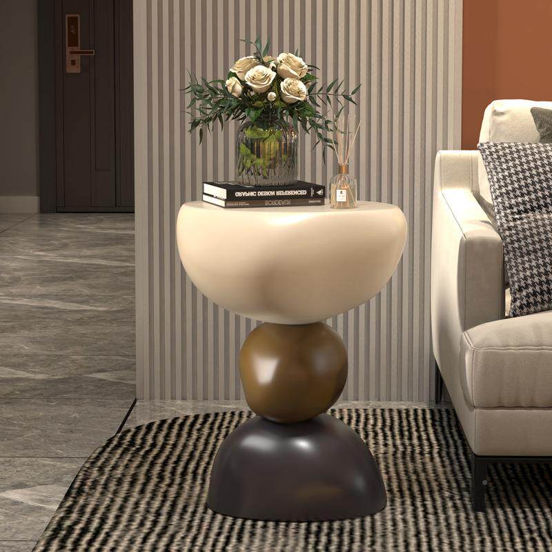 左DS-2023-顾创意北欧小几约现代边小茶几迷你角几级奶油感家居高