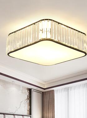 卧室水晶ed吸顶灯客灯圆形634房间l餐厅书房灯具现代简约轻厅奢灯