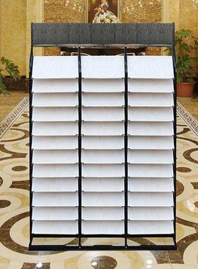 瓷砖展306000铝扣展示架石材展架色卡展架板地砖展958示架样架品