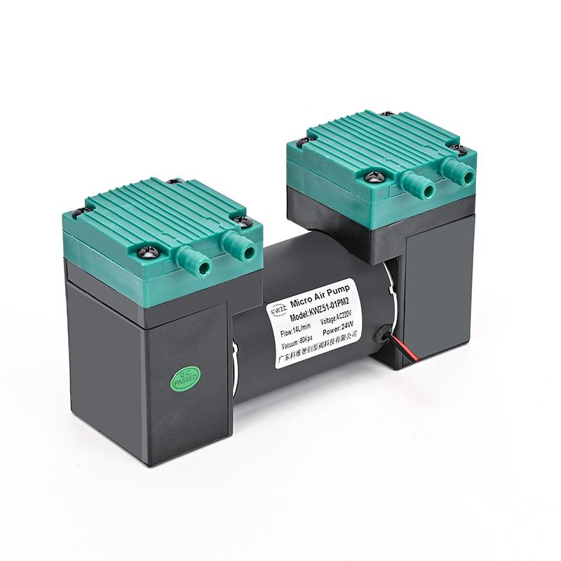 51-01PM2微型隔泵龙塑料24V356直膜流负压双头泵电尼正动压吸气泵