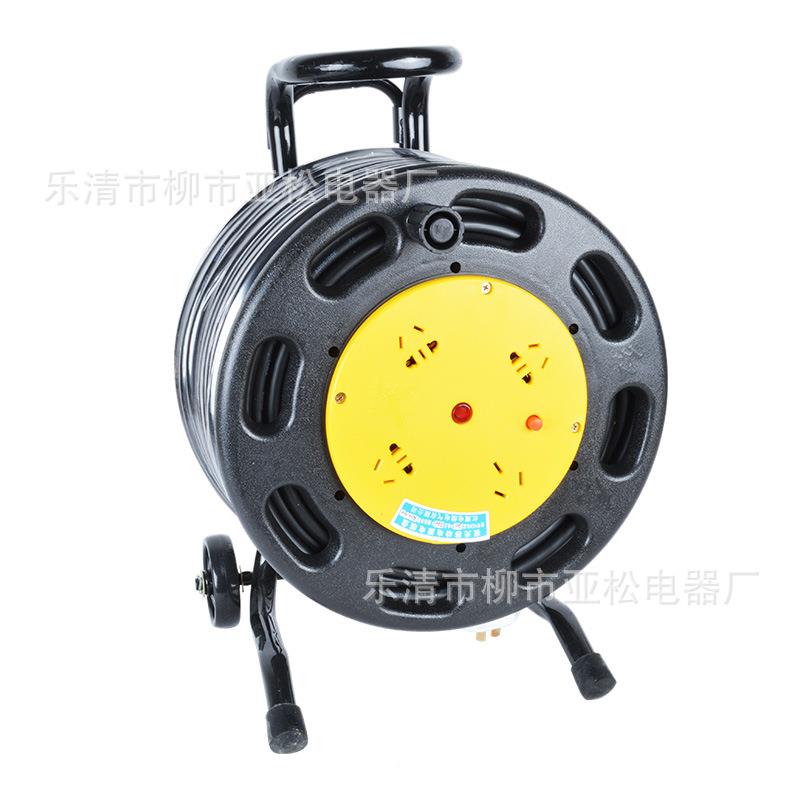 2线*1.5线盘电卷盘绕线轴空3*1.5移动线缆手提盘式移动缆盘电带线