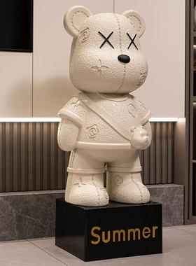 新款号暴力熊钱罐客厅家居轻UYU奢简约电视柜大落地存创装饰意品