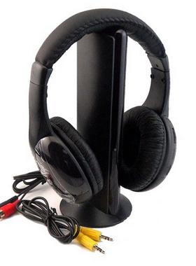 升级监听耳机电五合一电脑视通用耳23841机头戴可式耳机定货FM双