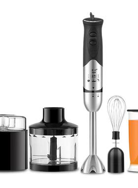 Mon蒙M16191-08料理手持式搅拌机器料理d棒多功能达绞肉器搅拌机