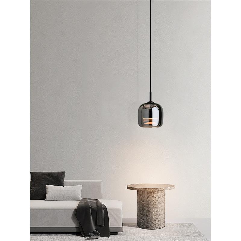 意室床头吊灯现代灯简约创轻奢后现代主卧餐厅床头灯玻璃卧707小