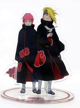 河动漫火影忍者牌周边晓组织宇智鲛波鼬佩恩鬼亚克立力桌星ITB版