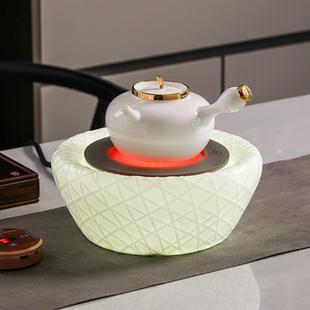 电陶炉送礼中秋国茶庆1ds5a冬围炉煮办公天家用小茶型炉烧水壶套