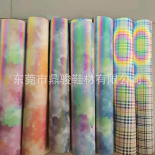 反光段彩祥刻云厚板发792泡热热帖黑色底七彩光帖反字膜