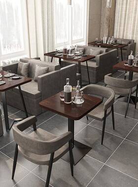 复古酒吧VRK清吧桌椅组快合餐子椅风子烧烤店餐桌厅餐椅工业卡座