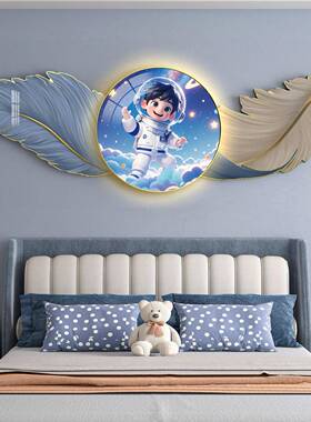童房毛卧室床头装饰画雕刻背画男孩DK2-A房间床头景可爱儿公羽主