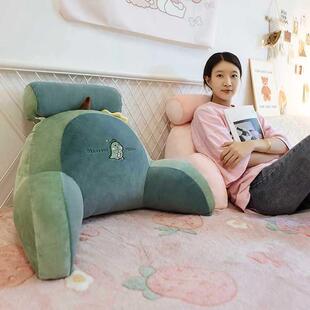 床头垫软包大背枕沙发抱枕床上看床书靠枕宿舍靠靠背护靠F97H868T