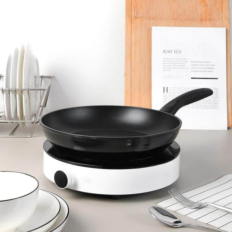 厂家无油用烟不粘锅早膳厨黑色餐专煎锅复平底锅多层底多炉合灶通