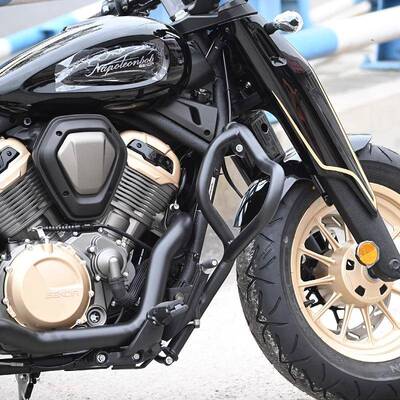 适用奔保达金吉布拉450500快摩拆奔达金吉机车帆皮挂包托后靠背改