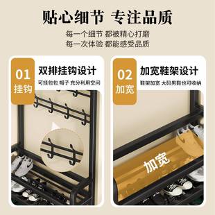 架宿舍鞋 楼道鞋 收柜纳窄小 架子一简易家用衣室内入门口帽架体式 鞋
