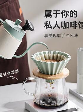 Binoco手咖26169啡壶套装咖器具过滤杯分享壶啡全套手磨豆机家冲