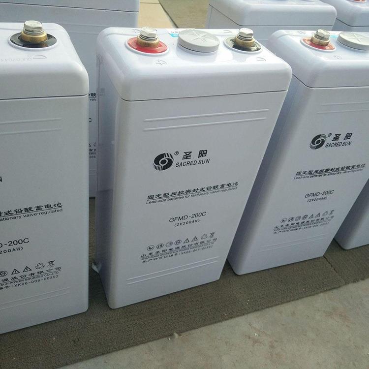 圣阳蓄直电池FMD-500C2V5000AHG免维护流614屏太阳能2v20ah储能