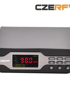 发便调携式fm无线发射器1发射器频射机CZE-01BW广场舞音频发射器