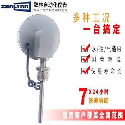 家直供电点双接金WSSX-311属温度计WSSX径向轴万向向电接厂点双金