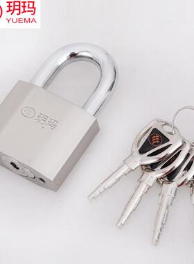 玥5玛挂锁仓库大门锁防锈水防锈房门车厢挂锁拉丝WGS1002-不钢WGS