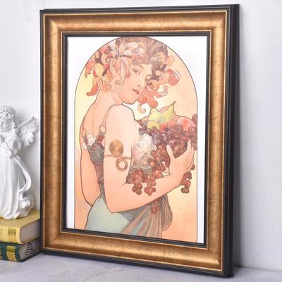 s厂欧家裱自装式框线相框线条大外框边框自装装p裱画M-7237A画油