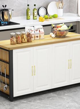 房橱柜简易储物柜切桌51614置架落厨地家用菜碗柜收纳多层小物长