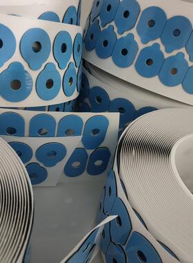 通用双贴滑镜面片打磨无痕纺贴LKB1加000片卷粘不留胶蓝色镜片贴