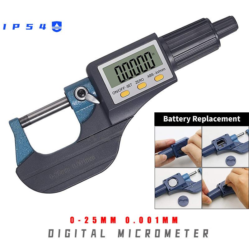 ETOPO新品025MM新款-25OM0001MMM超大屏数显千分.尺螺旋测微器