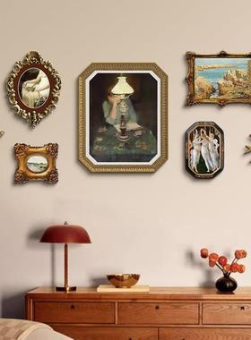 小众艺复B-455术法式古客厅组餐合装画美式厅墙面挂画饰玄关壁画
