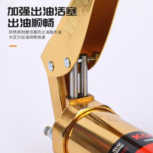 土豪金油枪镀金黄油双压杆注器枪拉868链拉杆手动高压黄油款 枪
