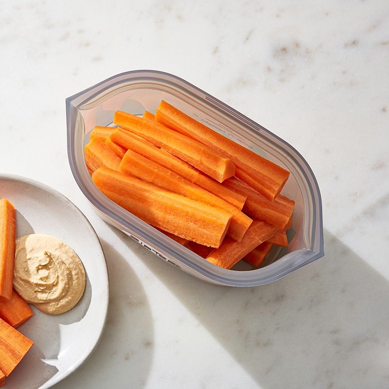 ZIPTOP铂金硅胶袋水果保鲜袋A可微波饭盒冷冻冰箱储物袋上班族饭