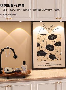 复古玄关摆件钥匙收纳物厅架客家居古风装zwj200饰品桌置面餐边柜