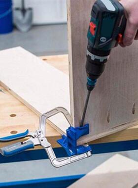 99270度铝合金角夹木工具家工橱柜直角固定打孔安装居器H直CCC90