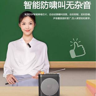 无线磁吸领夹麦风蜜教师导游培训蜂户外9478小摆摊无啸叫喇克叭扩