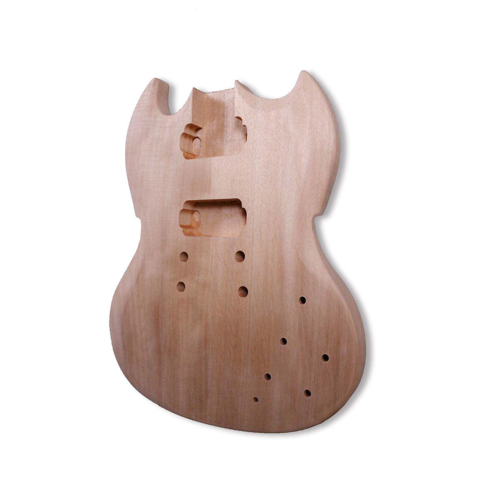 音芬特高档桃花芯木料电吉他SG专用琴体琴身琴箱电吉他半成品配件