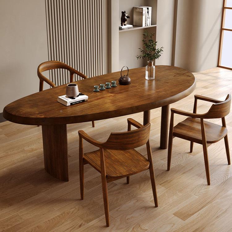 实木弧台茶公桌椅组合茶客厅家用茶几阳台CJV办室形会客原木泡茶