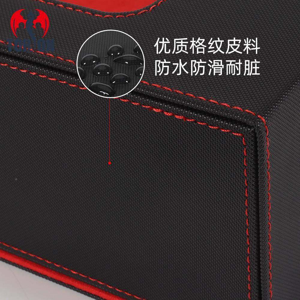 大容量35PT卡砖盒皮收纳革磁盒集换MOD式卡片卡藏砖收盒开窗吸卡