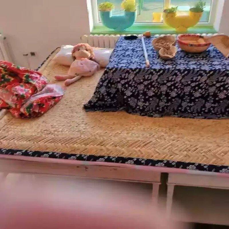 火炕席芦苇席农村土炕席家用草席吊顶贴墙用席装修装饰耐高温