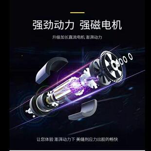 电美具缝胶枪抢美缝双管NIB胶枪美缝剂施工工美缝打胶工机皇动氏