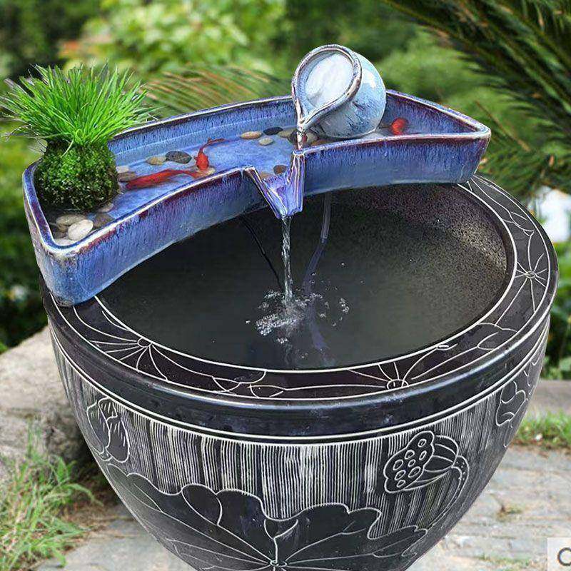 创FFW流水摆件鱼缸造饰景过滤器循环养式鱼石槽水池中意微景观装,家居饰品,流水摆件,淘宝优惠券,粉丝福利购,淘宝优惠卷