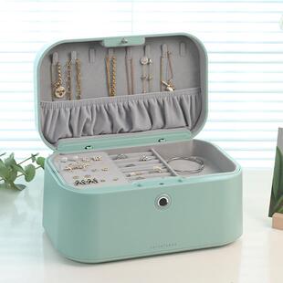 神指M11宝盒首码饰盒纳盒密锁品饰柜指收纹首饰盒保险箱