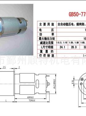 RG5电0M77速5圆直形流减电机蠕动泵81331机金属齿轮