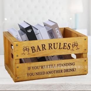 黑胶唱片箱RCA7837B收纳收铁艺相杂志书籍整册理箱乙烯基收纳筐唱