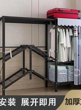 折加免装衣NOG柜家用布艺叠衣橱卧室出租房用网红粗收纳架结实安